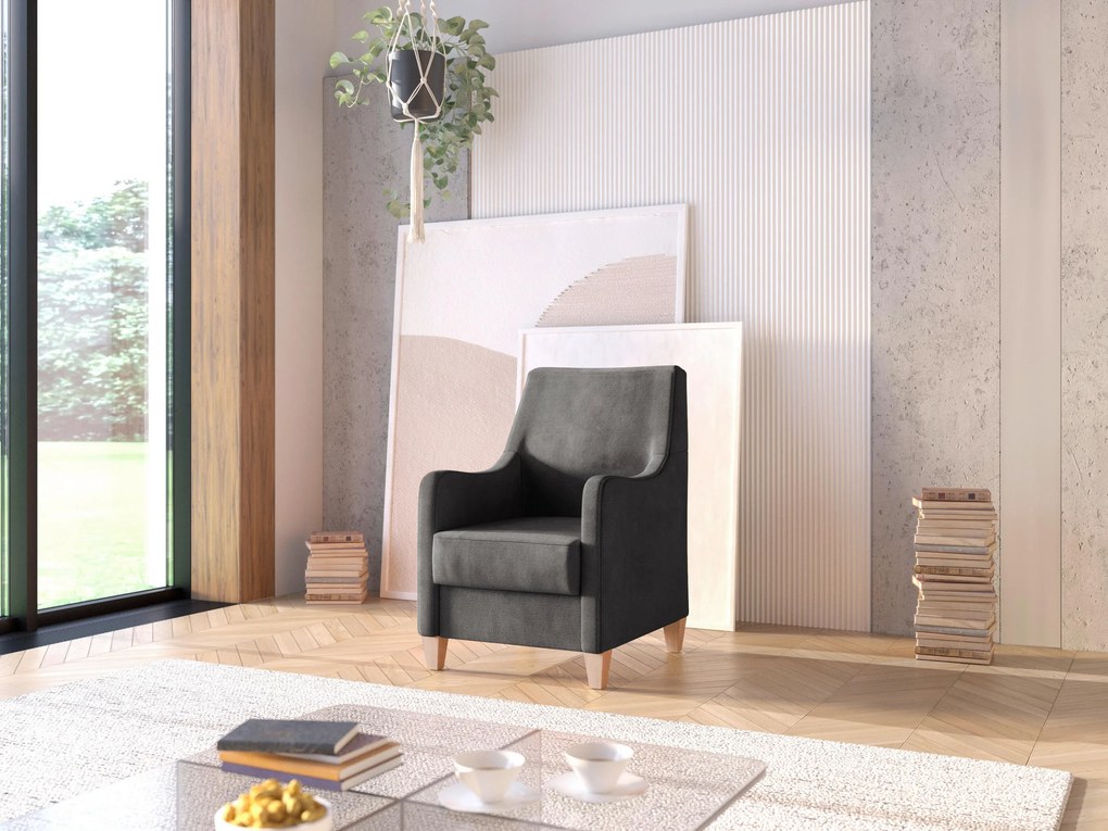 XXXLutz KRESLO, textil, čierna Sit & More - Online Only obývacie izby - 00014401972S