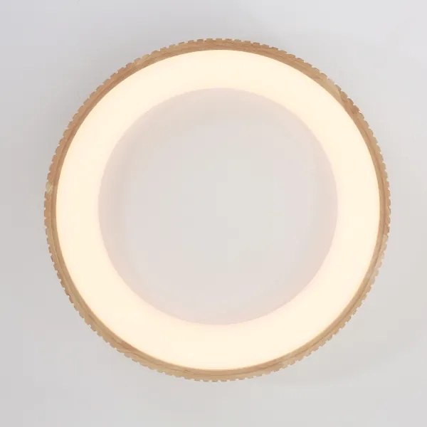 Brilagi - LED stropné svietidlo FALCON WOOD MODERN LED/40W/230V pr. 60 cm drevo