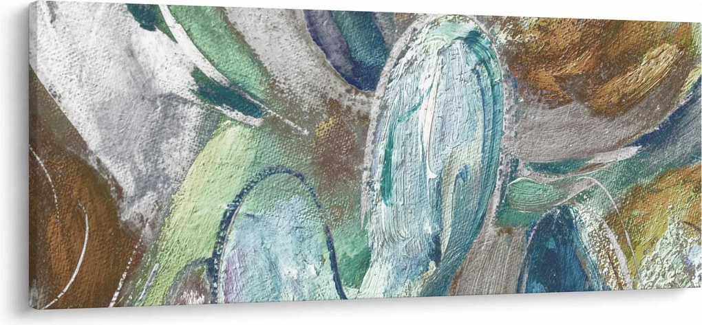 Obraz - Abstraktné maľba postavy (120x50 cm)