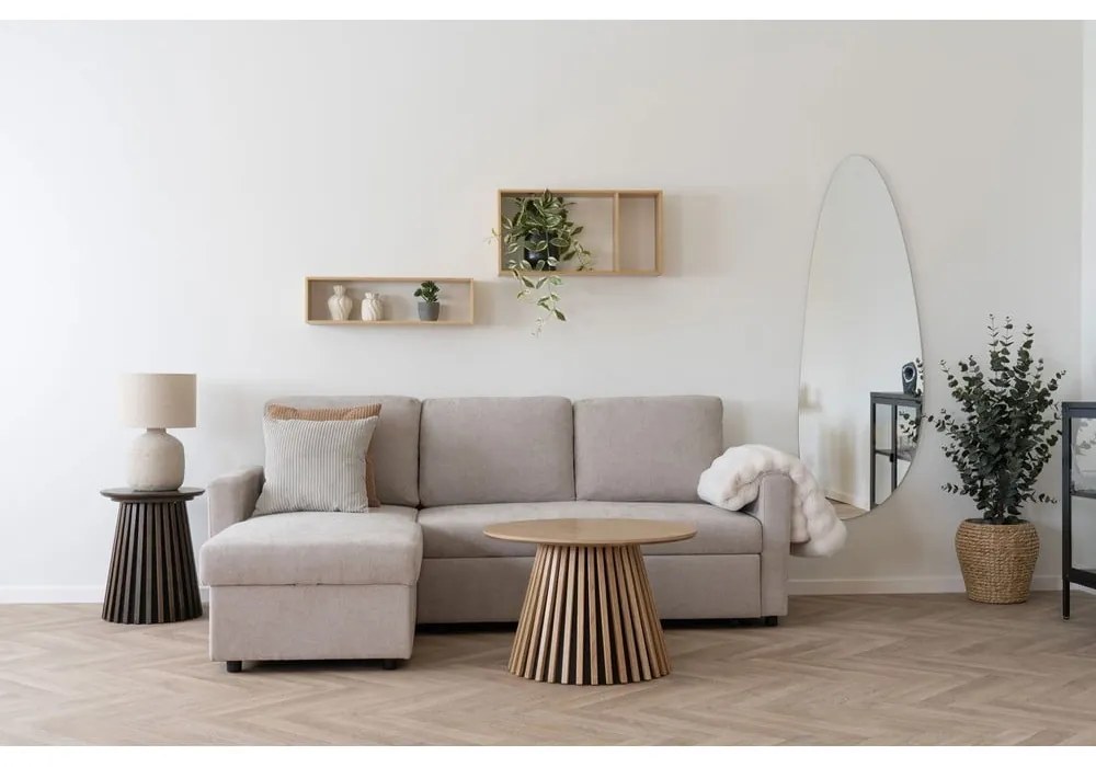 Poschodová bambusová polica v prírodnej farbe 70 cm Ember – House Nordic