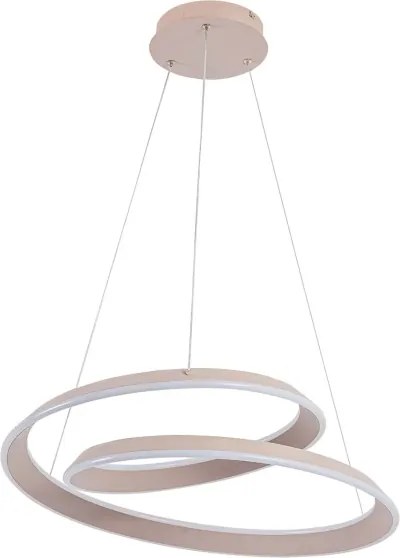 LED luster na lanku CASHMERE LED/75W/230V pr. 60 cm béžový