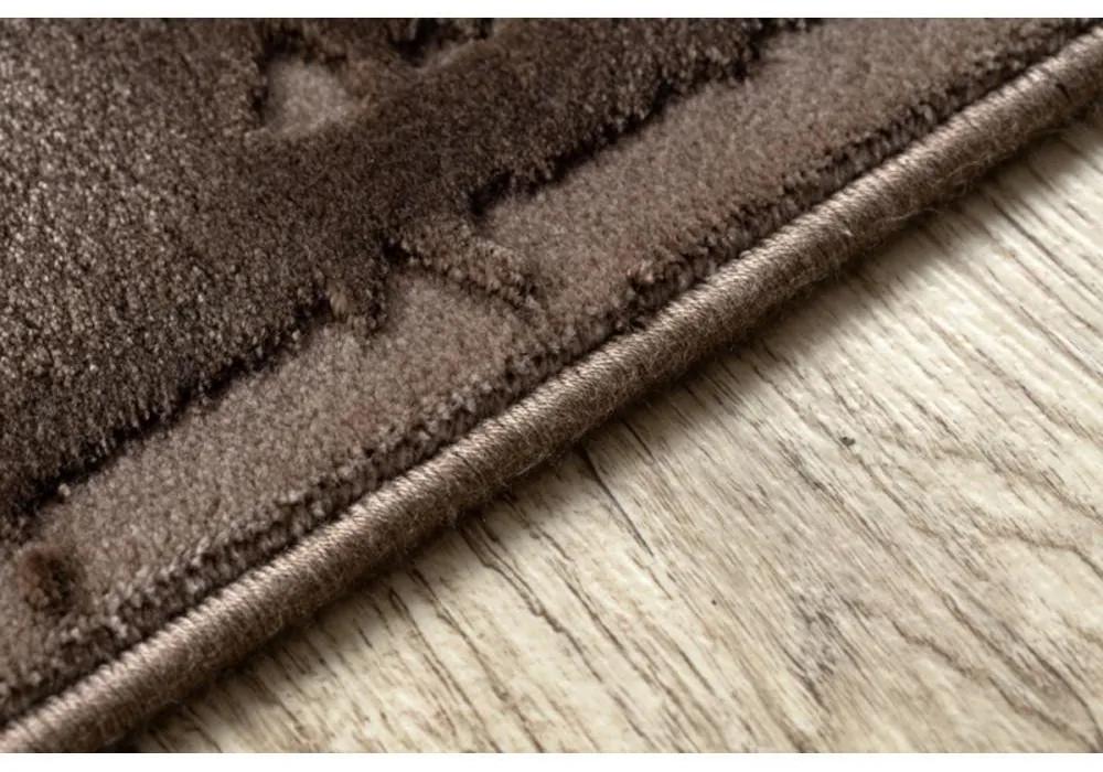 Luxusný kusový koberec akryl Omin hnedý 80x150cm