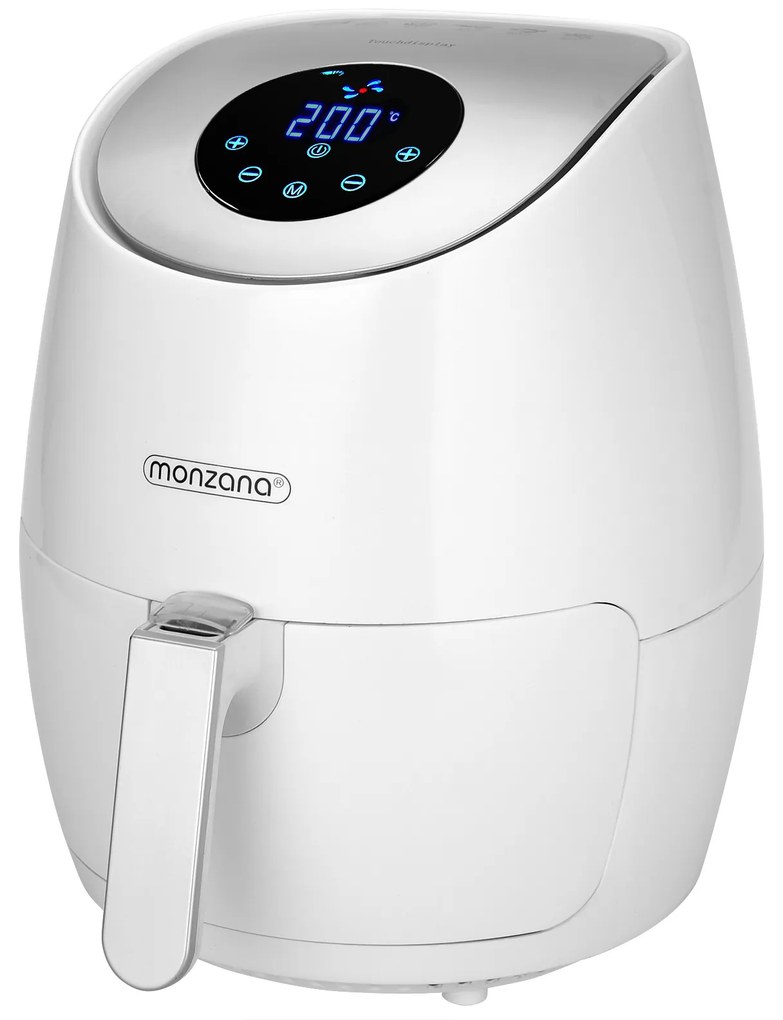 InternetovaZahrada - Teplovzdušná fritéza FRYER 1 white – 9 v 1 s dotykovým displejom 1485 W 3,6 l