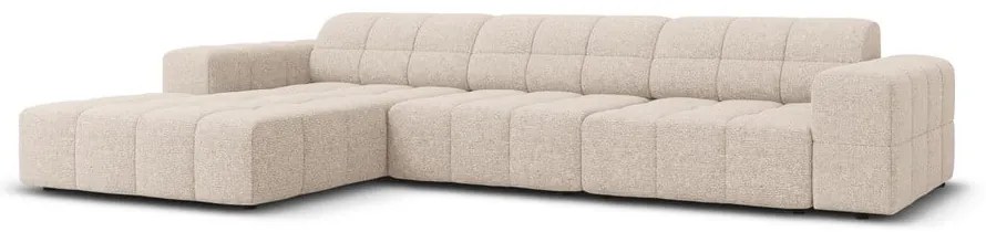 Béžová rohová pohovka (ľavý roh) Chicago – Cosmopolitan Design