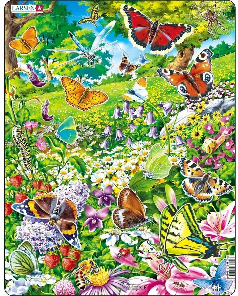 Larsen Puzzle Motýle, 42 dielikov
