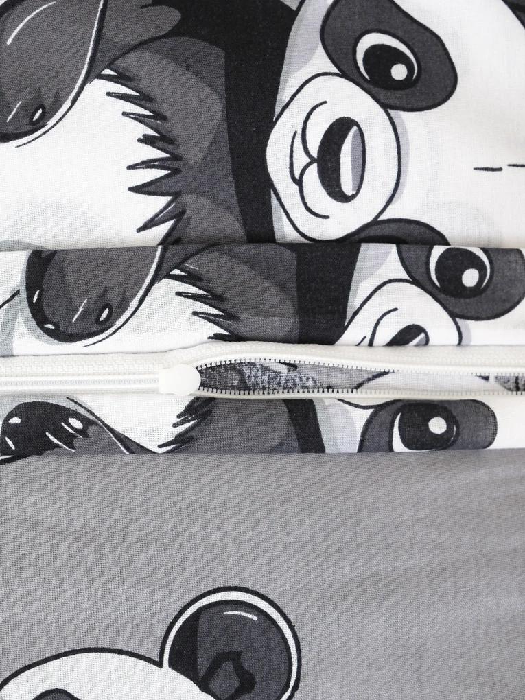 Bavlnená obliečka na vankúšik Renforcé 40 x 40 cm – Panda