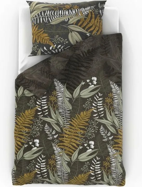 Kvalitex Saténové obliečky Luxury collection Papradie, 140 x 200 cm, 70 x 90 cm