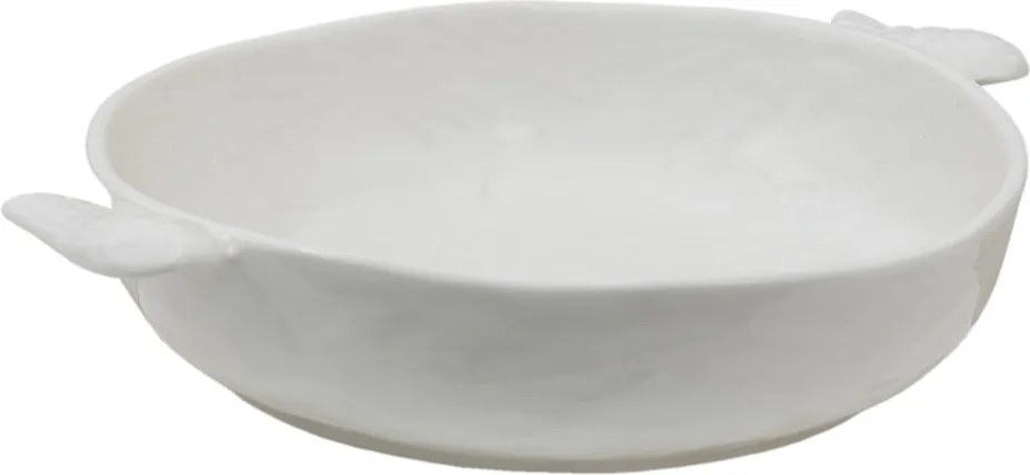 Biela servírovacia misa s krídlami Wings - 27*22*5 cm