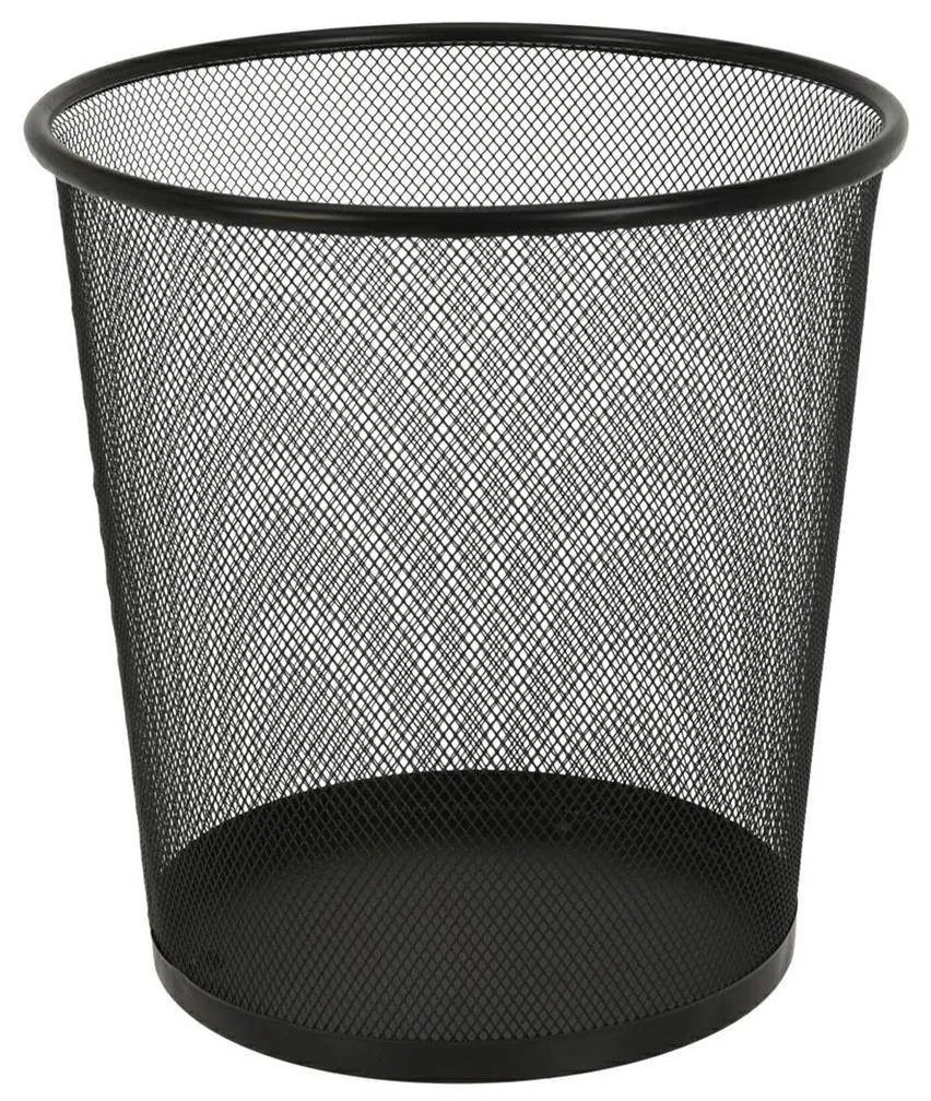 Kovový odpadkový kôš Marvin 28 cm čierny