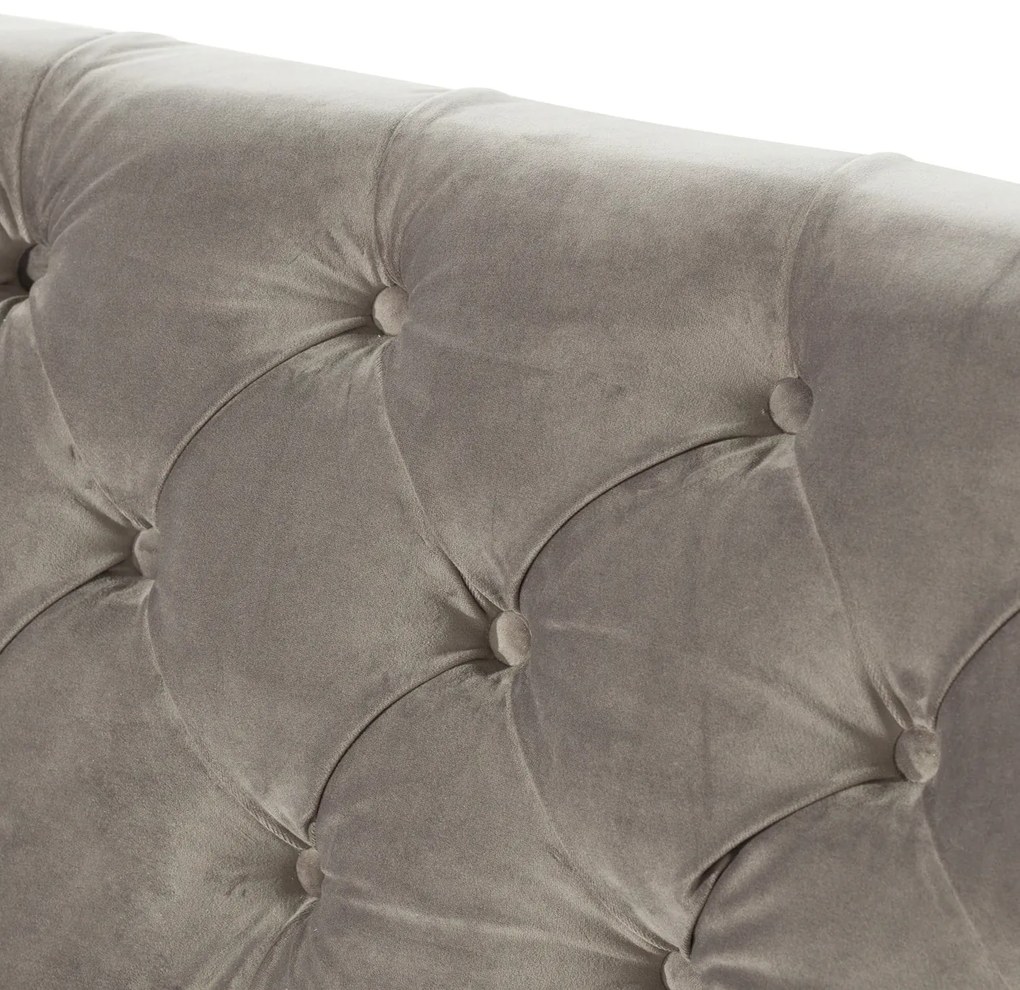 Pohovka Velvet Elite grey pre 3 osoby