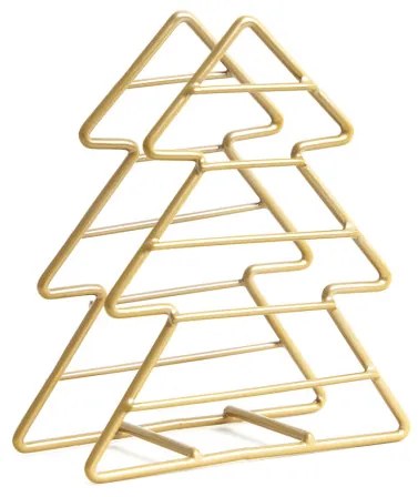 Stojan na servítky LET IT SNOW zlatý 869155