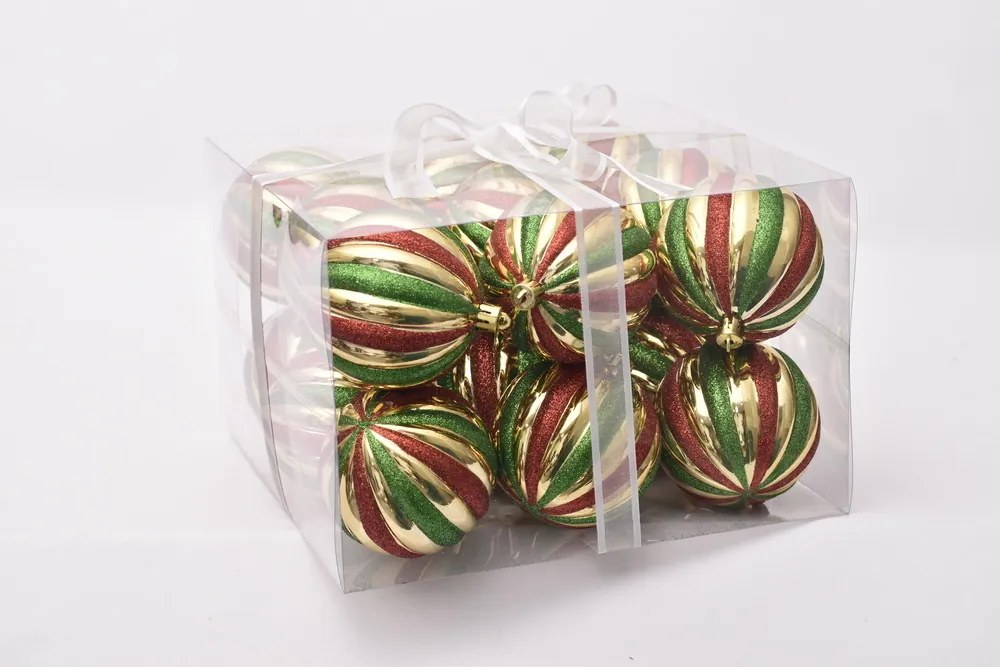 DECOLED Súprava ozdôb, d. 6 cm, farebné