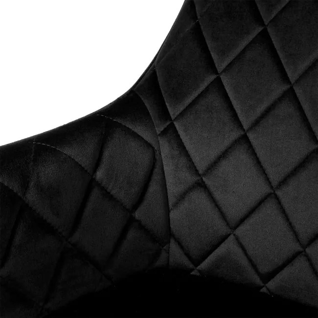 Jedálenská stolička HAVANA VELVET čierna