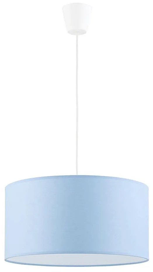 Luster na lanku RONDO KIDS 1xE27/15W/230V modrá