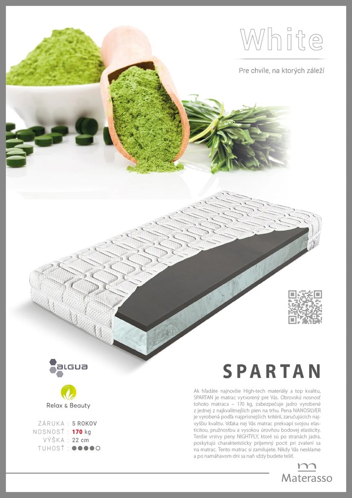 Materasso Penový matrac Spartan Rozmer: 140 x 200 cm