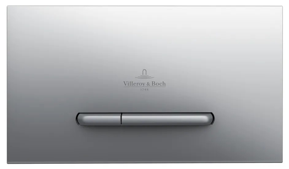 Villeroy & Boch ViConnect : E300 ovládacie tlačidlo k WC, chróm matný, 92218069