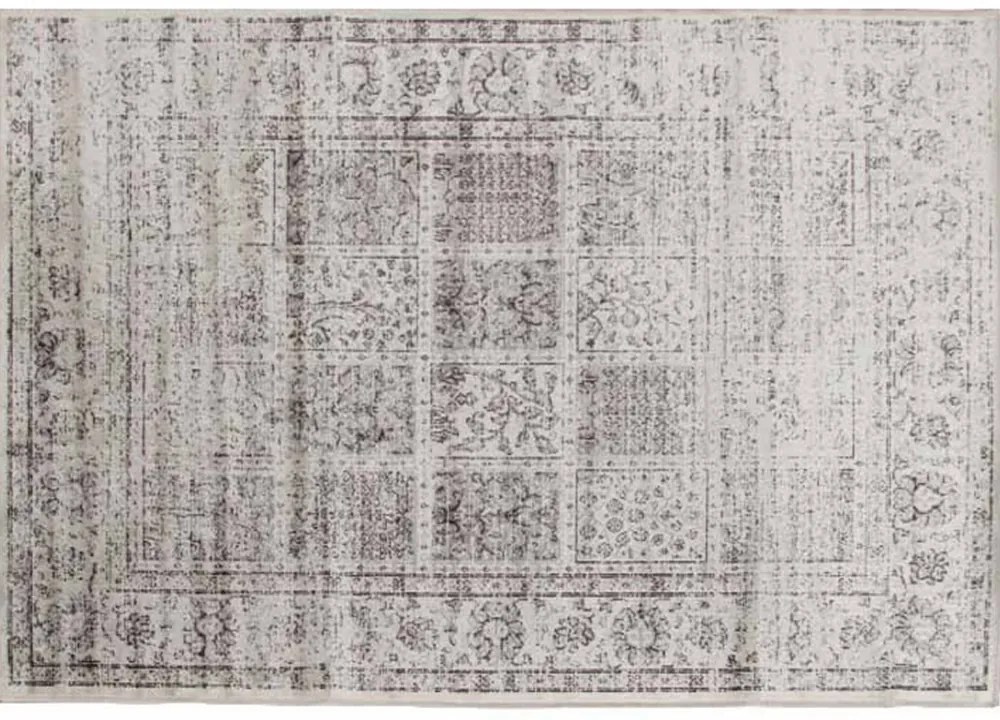 Vintage koberec, sivý, 140x200, ELROND