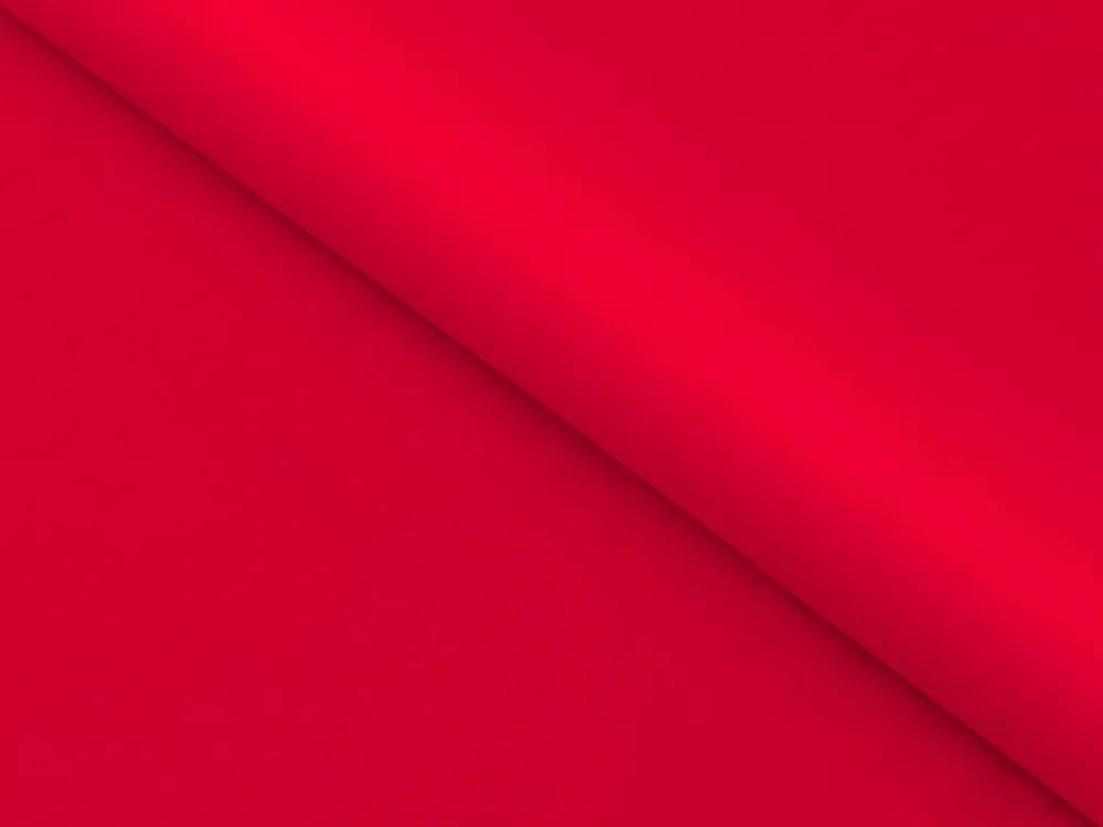 Biante Bavlnená saténová obliečka na vankúš s lemom ST-010 Sýto červená 30 x 50 cm