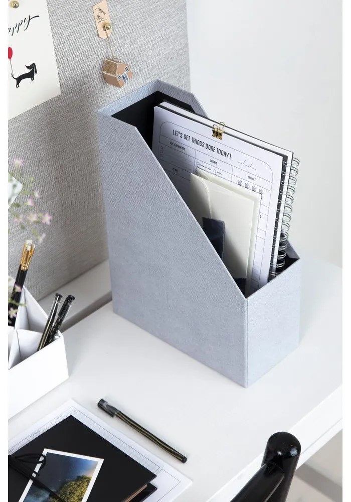 Kartónový organizér pre dokumenty Estelle Canvas Paper Laminate – Bigso