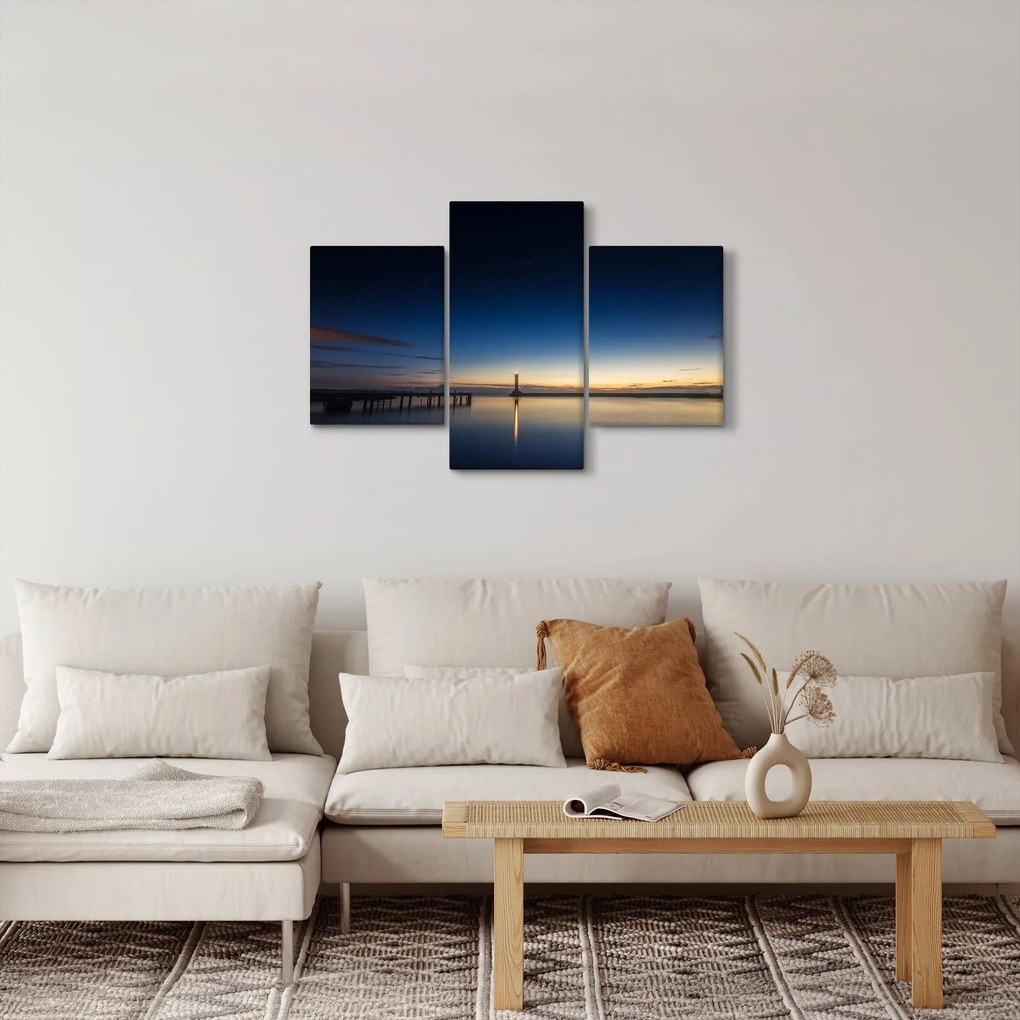 Obraz majáka v diaľke (90x60 cm)