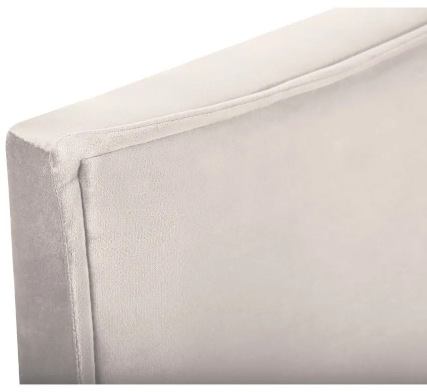 Krémovobiele čelo postele 140x120 cm Natalia – Milo Casa