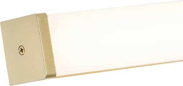 Kúpeľňová nástenná lampa mosadz 92 cm vrátane LED IP44 - Cascada