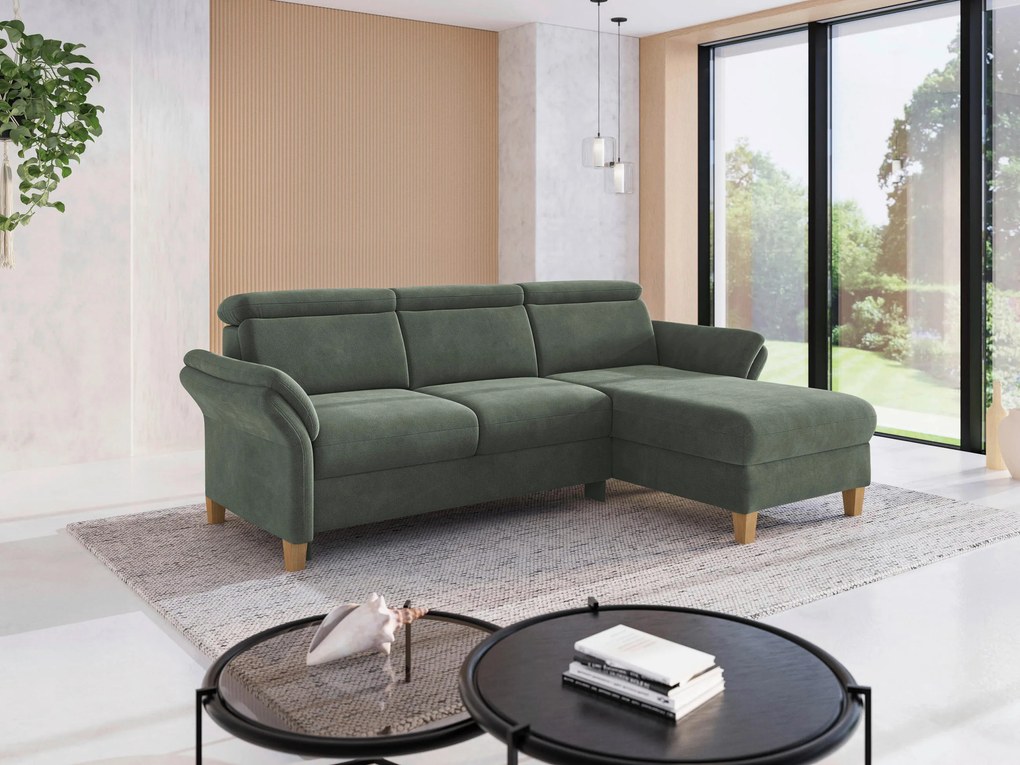 XXXLutz ROHOVÁ SEDAČKA, textil, tmavozelená Sit & More - Sedačky - 000144025744