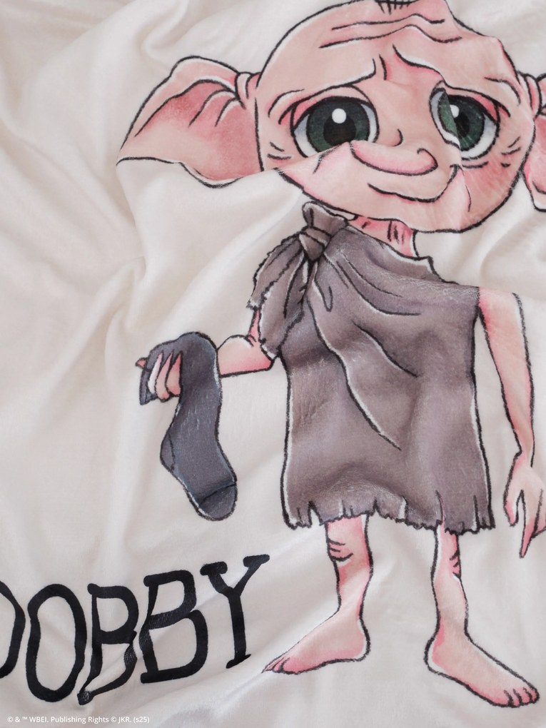 Predĺžené obliečky mikroplyš Harry Potter - Dobby 140 × 220 cm, 70 x 90 cm