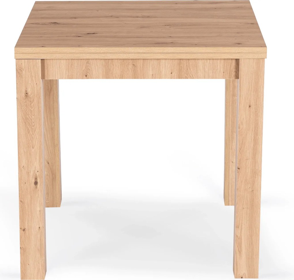 Vintino Rozkladací jedálenský stôl FELIX 80-160 cm – dub artisan