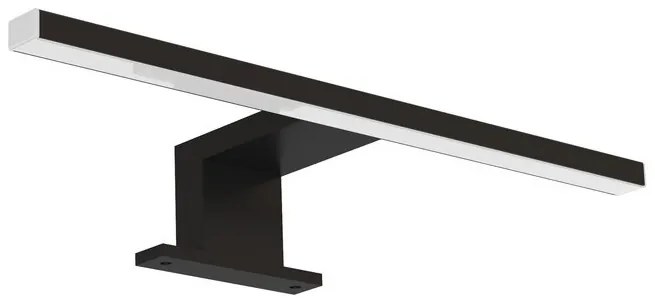 Koupelnová sestava Hampton Concrete 100 cm s umyvadlem, skříňkami a zrcadlem tmavý beton/dub hunton