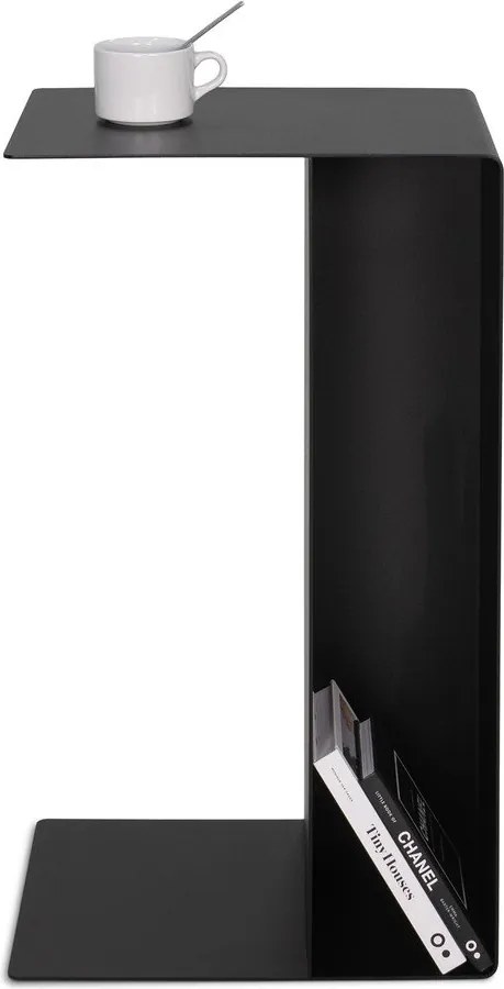 Oceľový odkladací stolík 40x30 cm Slide High – Spinder Design