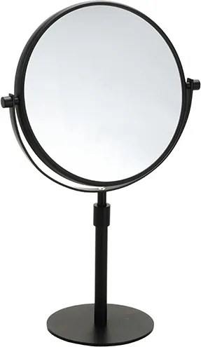 Bemeta Design DARK: Kozmetické zrkadlo, ø 200 mm, teleskopické, na postavenie - 112201410
