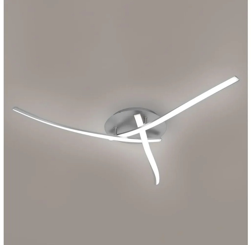 Brilagi - LED stropné svietidlo STRIPES LED/24W/230V strieborné