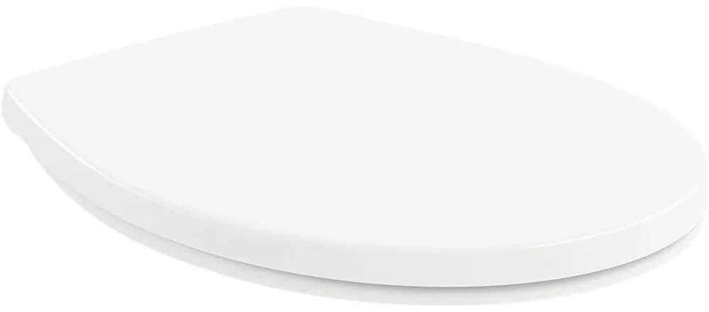 VILLEROY & BOCH O.novo WC sedátko s poklopom, s funkciou QuickRelease a Softclosing, biela alpská, 8M43S101