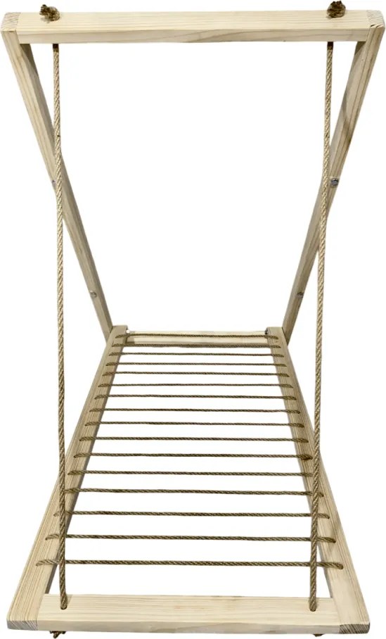 Sušiak na stenu - drevený, úzky, svetlý