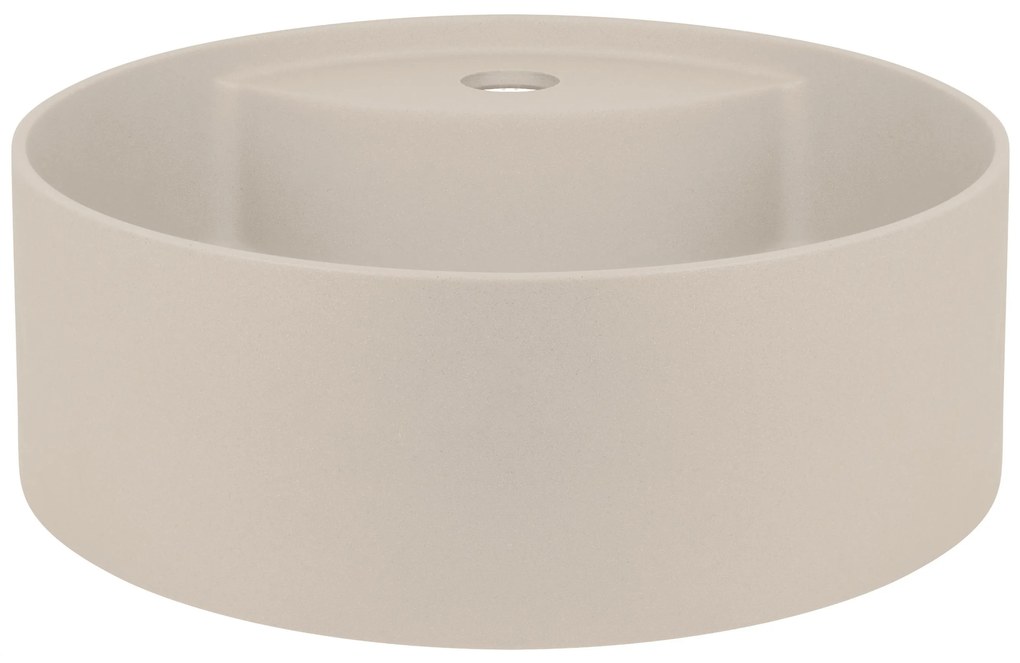 Deante Silia, granitové umývadlo na dosku 360x360x125 mm, béžová, DEA-CQS_5U4B