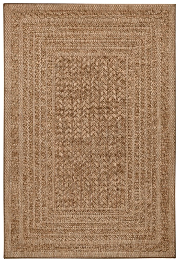 NORTHRUGS - Hanse Home koberce Kusový koberec Forest 103992 Beige / Brown – na von aj na doma - 160x230 cm