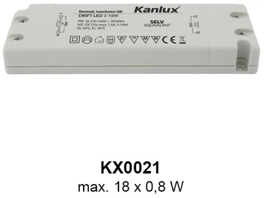 Kanlux 23100 - LED orientačné svietidlo SOLA 1xLED/0,8W/12V