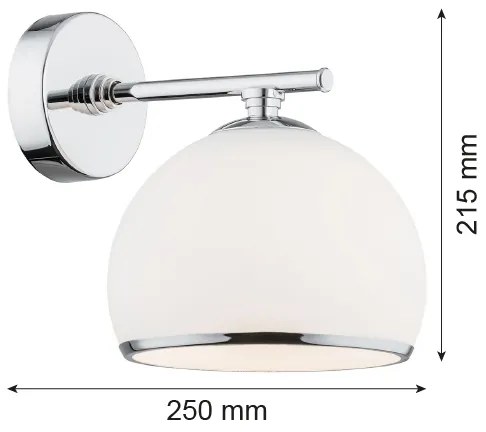 Argon 4254 - Nástenné svietidlo MARBELLA 1xE27/15W/230V chróm