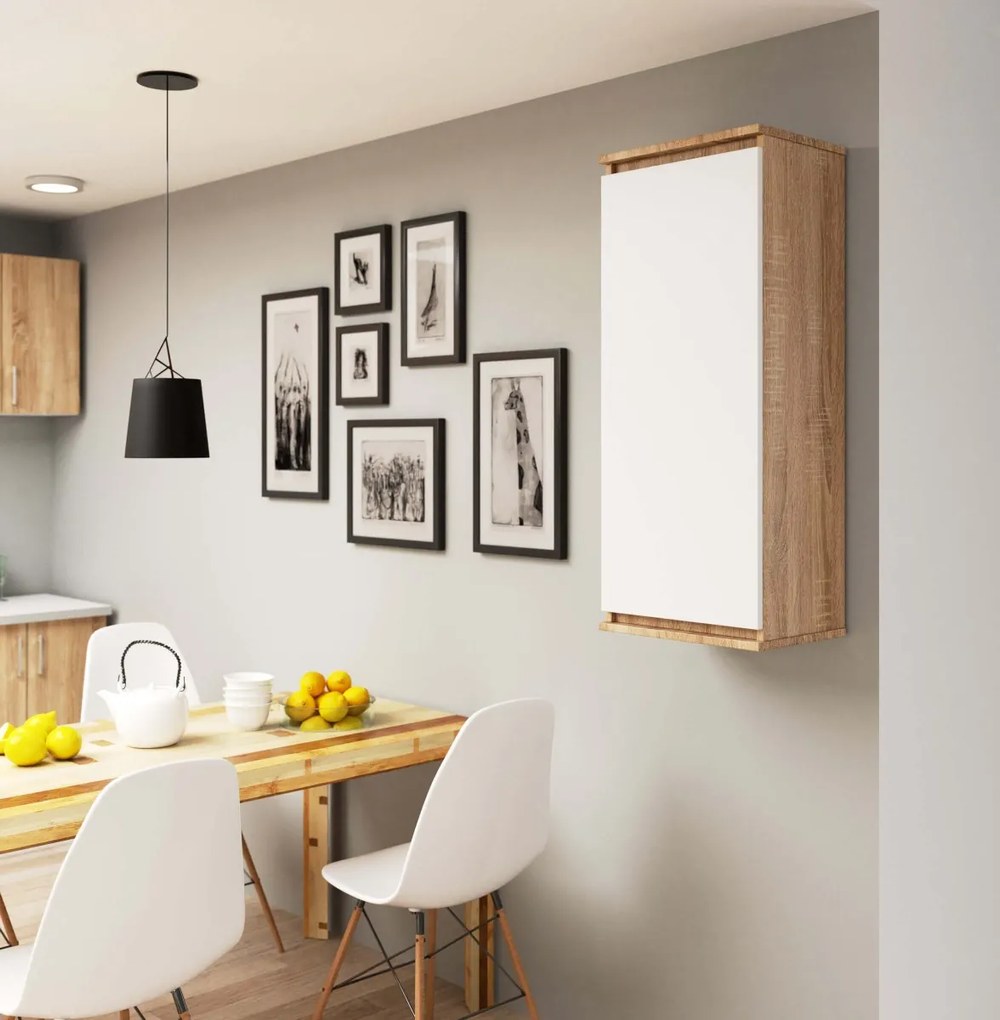 Závesná skrinka Star 40 cm sonoma/biela