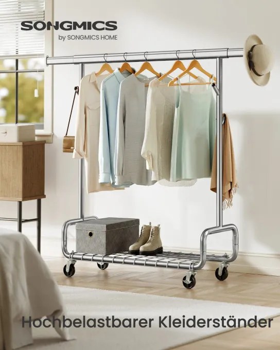 Vešiakový stojan na kolieskach HSR014E01