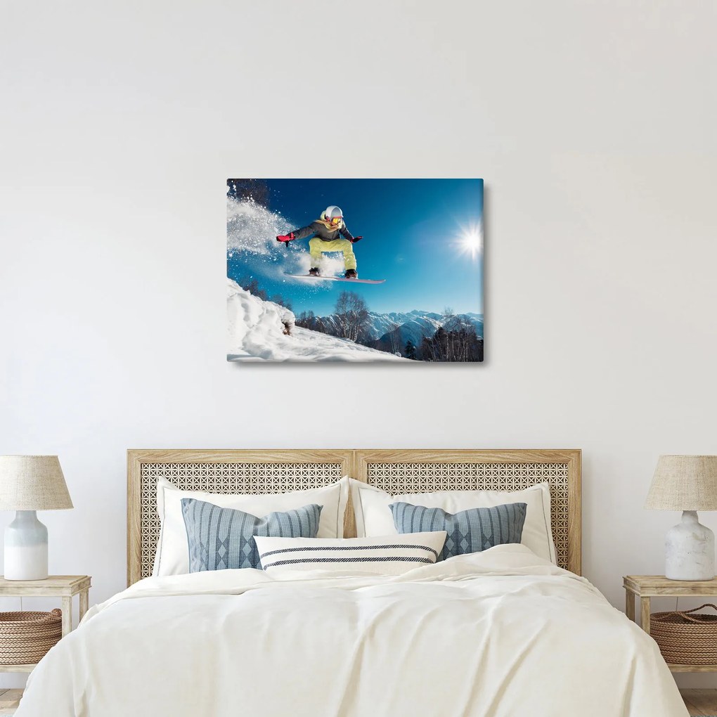 Obraz - Snowboardista (70x50 cm)