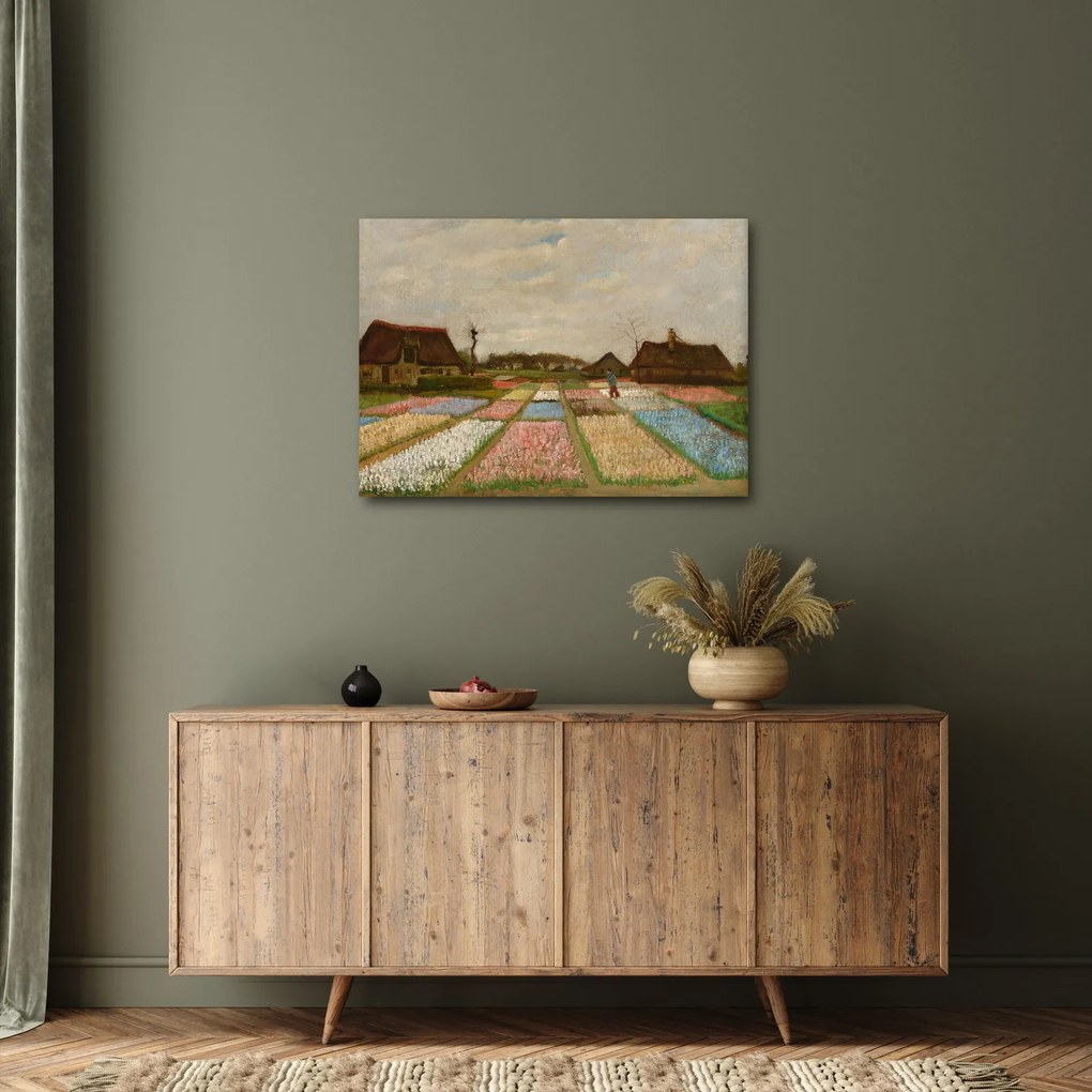 Obraz - Vincent van Gogh, Flower Beds in Holland, reprodukcia (70x50 cm)