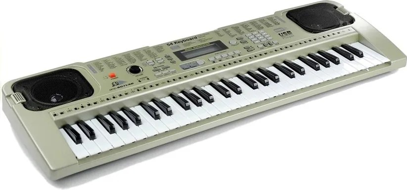 LEAN Toys Klávesnica MQ807 Pianinko organ + USB mikrofón