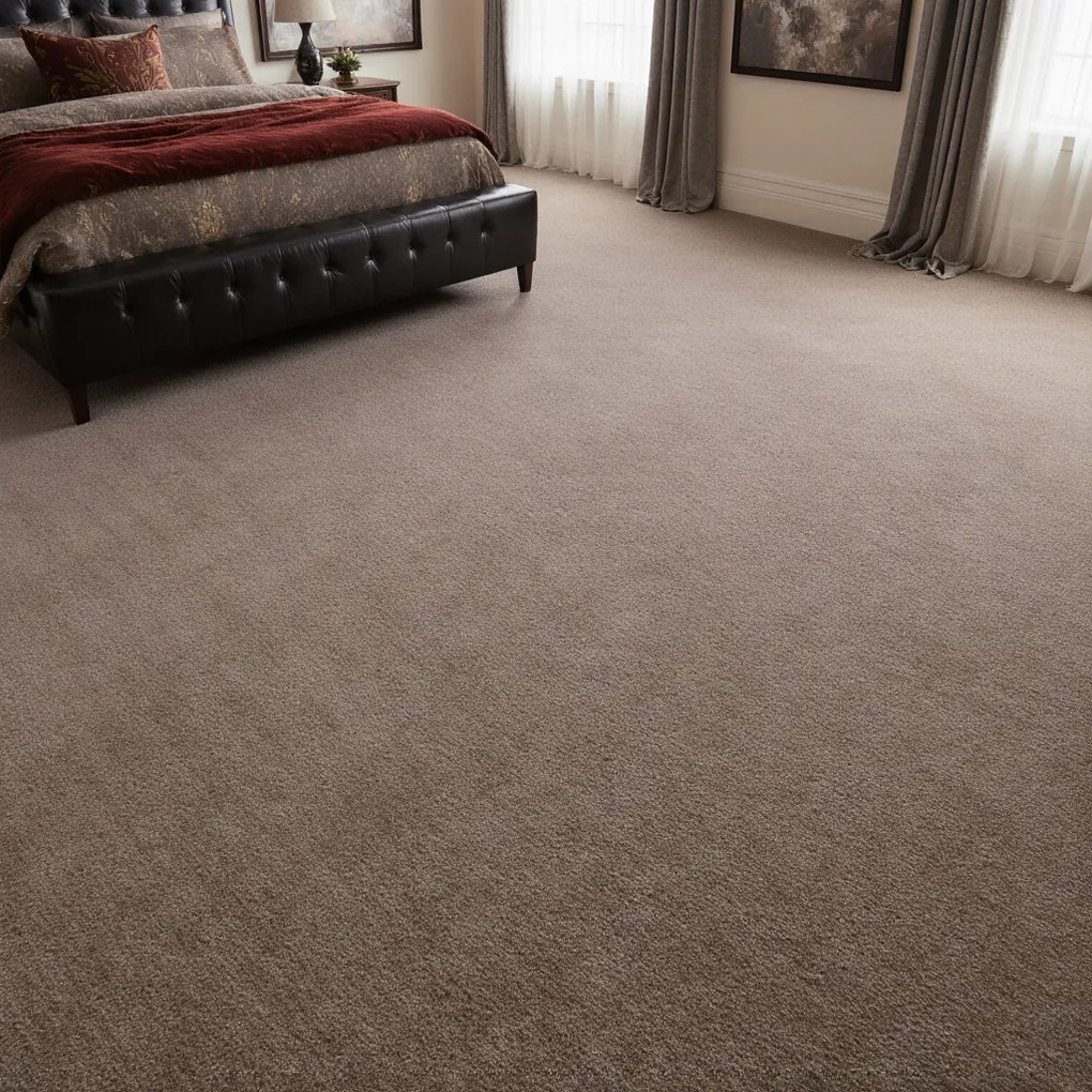 AladinWorld Expres, AKCIA: 👣🛡️200x300 cm Kusový koberec Royal Lux 40 - obšitý zo všetkých strán + protišmyková úprava, šíře, hnedá, fusion back, detská izba