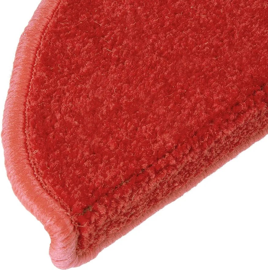 Vopi Nášľapy na schody Eton červený polkruh, samolepiaci - 28x65 polkruh (rozmer vrátane ohybu)