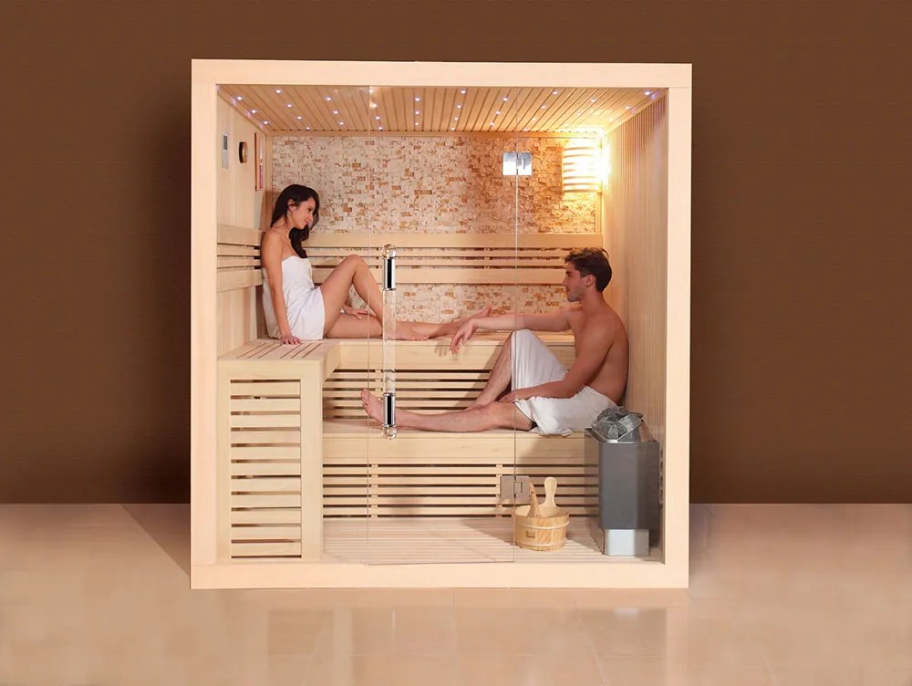M-SPA - Suchá sauna s pieckou 220 x 200 x 210 cm 6kW