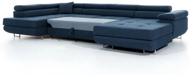 Sedacia súprava Roberto, pravá, zelená/biela (soro 34/soft 17)
