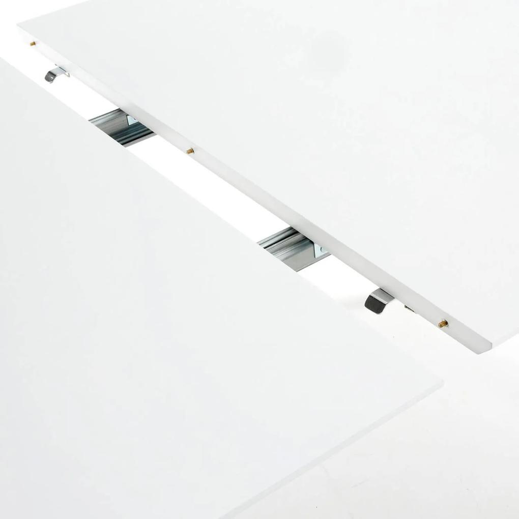 Jedálenský stôl quio 140 (220) x 90 cm biely MUZZA