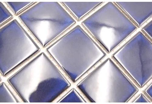 Keramická mozaika SD 651 modrá 30,4 x 30,4 cm